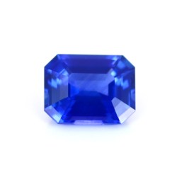 Saphir de Ceylan de 1.34 carat - Vue de face