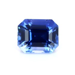 Saphir de Ceylan de 2.04 cts - Vue de face