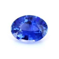 Saphir de Ceylan de 2.10 cts - Vue de face