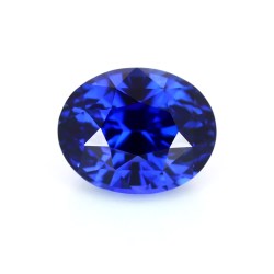 Saphir de Madagascar de 2.15 cts - Vue de face