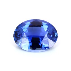 Saphir de Ceylan de 2.16 cts - Vue de face