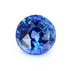 Saphir de Ceylan de 3.79 cts - Vue de face