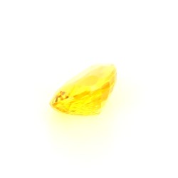 Saphir jaune de Ceylan de 1.35 ct - Vue en perspective