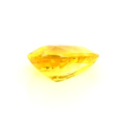 Saphir jaune de Ceylan de 1.48 ct - Vue de profil