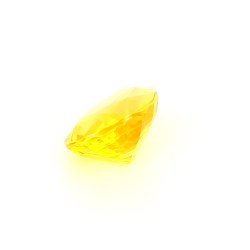Saphir jaune de Ceylan de 1.76 ct - Vue en perspective