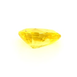 Saphir jaune de Ceylan de 1.76 ct - Vue de profil