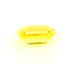 Saphir jaune de Ceylan de 1.77 ct - Vue de profil