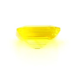 Saphir jaune de Ceylan de 2.20 cts - Vue de profil
