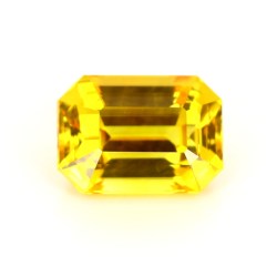 Saphir jaune de Ceylan de 2.23 carats - Vue de face