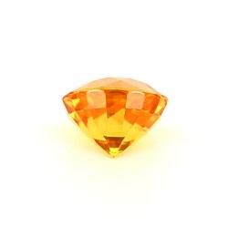 Saphir orange de Ceylan de 1.20 ct - Vue de profil
