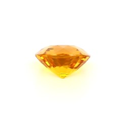 Saphir orange de Ceylan de 1.26 ct - Vue de profil
