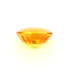 Saphir orange de Ceylan de 2.00 cts - Vue de profil
