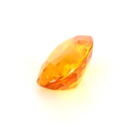 Saphir orange de Ceylan de 2.59 cts - Vue en perspective